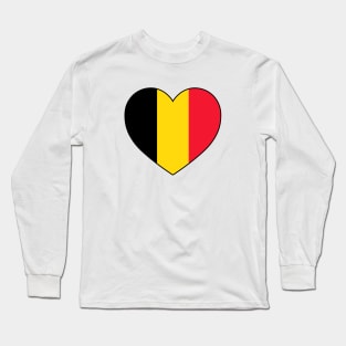 Heart - Belgium _054 Long Sleeve T-Shirt